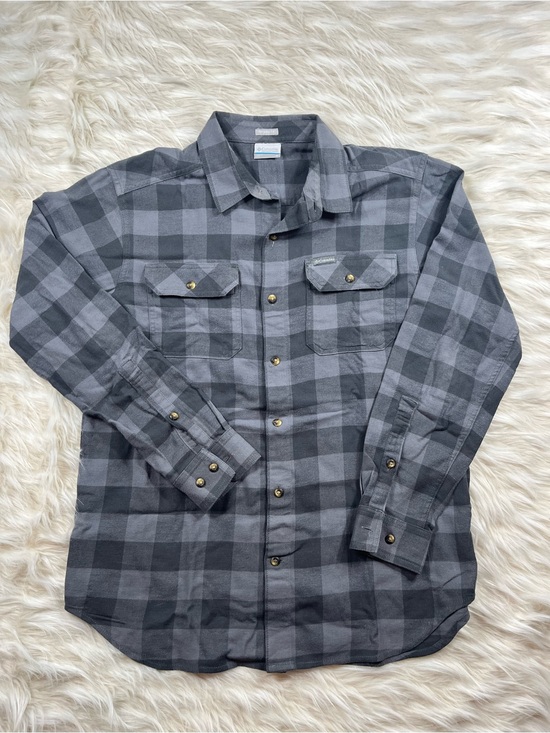 Columbia Other - Columbia Western Flannel Men's M Gray Plaid